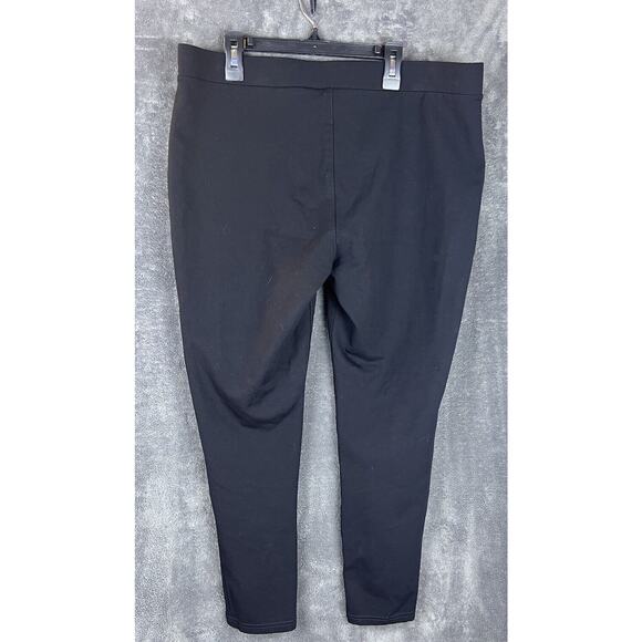 ANA a New Approach Pants Woman’s Black Size XL Pull On Stretchable Slim Leg - Picture 2 of 9